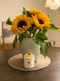 Sunflower candle