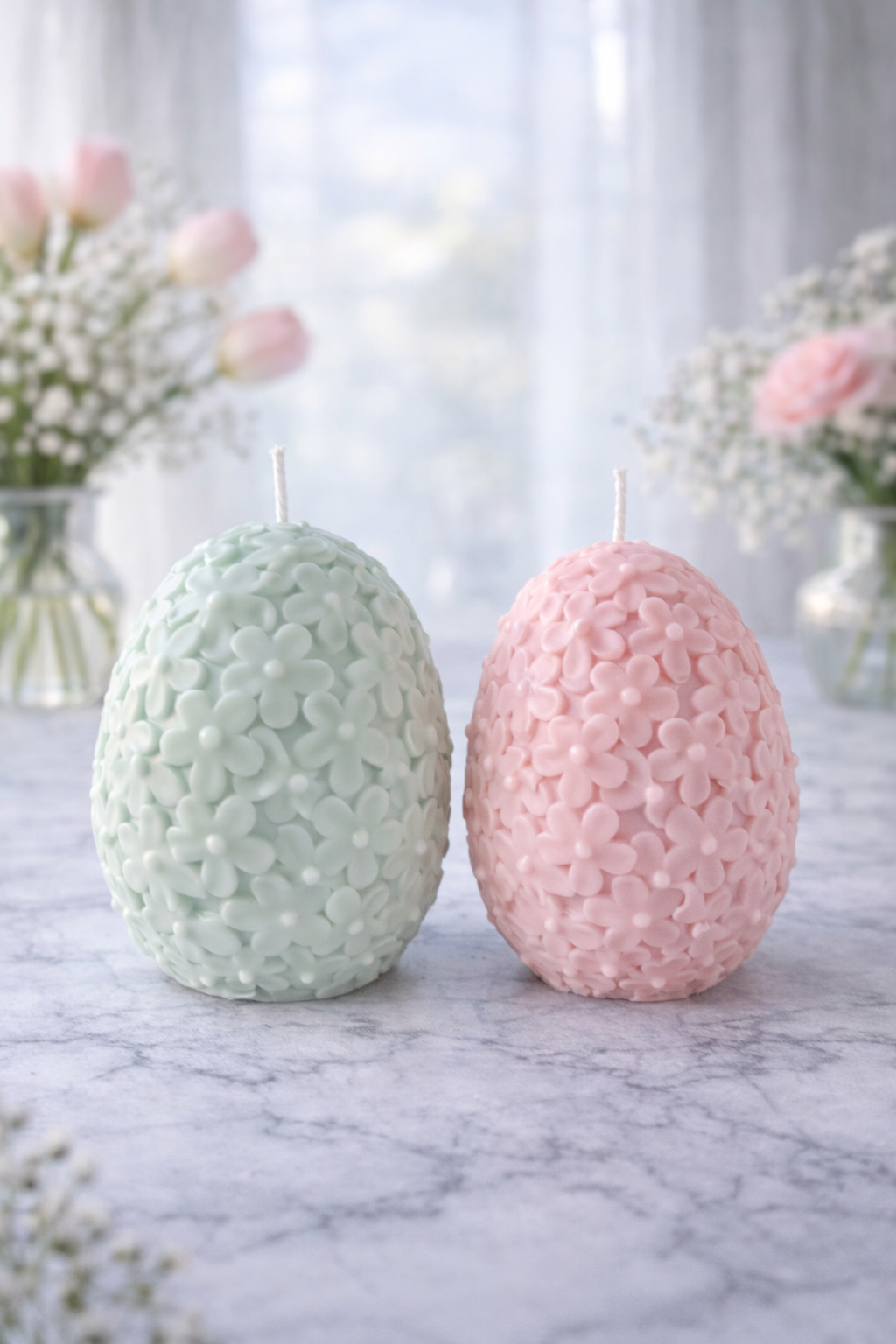 Floral Easter egg