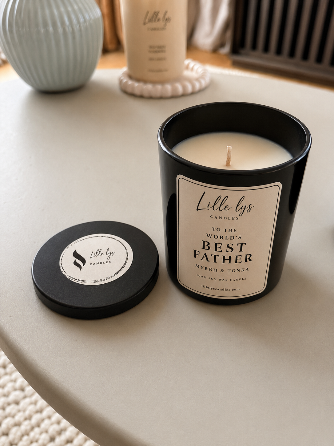 Happy Father’s Day candle